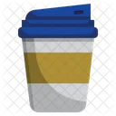 Vaso de papel  Icono