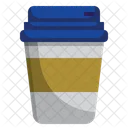 Vaso de papel  Icono