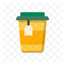 Vaso de papel  Icono