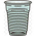 Vaso de plástico  Icono