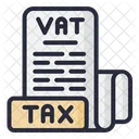 Vat Tax Receipt Vat Icon