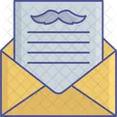 Vaterkarte Vaterbrief Vatertag Symbol