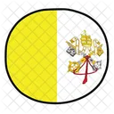 Vatican City Vatican Flag National Flag Of Vatican Icon