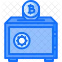 Safe Protection Bitcoin Icon