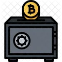 Safe Protection Bitcoin Icon