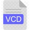 Vcd Archivo Formato Icono