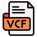 Vcf File Type File Format Icon