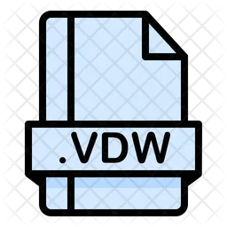 Archivo vdw  Icono