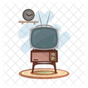 Vecchia Tv Tv Televisione Icon