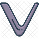Vechain Coin Crypto Currency Icon