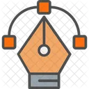 Pluma vectorial  Icon