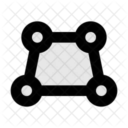 Vector Edit Polygon  Icon