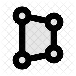 Vector Edit Polygon  Icon