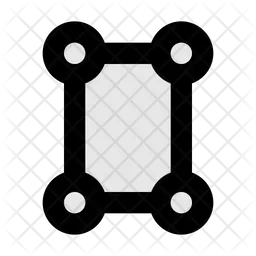 Vector Edit Rectangle  Icon