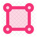 Vector Edit Square  Icon