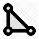 Vector Edit Triangle  Icon