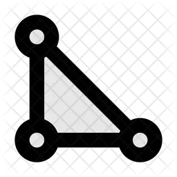 Vector Edit Triangle  Icon