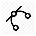 Vector Node Stroke Icon