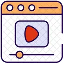 비디오 채널  아이콘