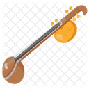 Veena Musica Indiana Musica Classica Ícone