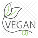 Vegan Eco Friendly Icon