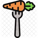 Vegan Eat Fork Icon