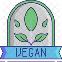 Vegan Vegetarian Healthy Icon