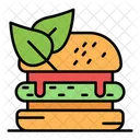 Food Burger Vegetarian Icon