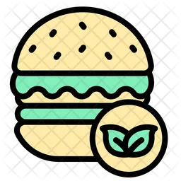 Vegan burger  Icon