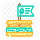 Burger Vegan Food Icon