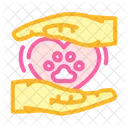 Compassion Vegan Food Icon
