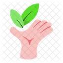 Hand Vegan Sign Icon