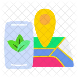 Vegan Location  Icon