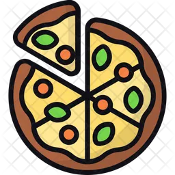 Vegan pizza  Icon