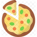 Vegan Pizza Vegan Food Pizza Slice Icon