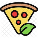 Vegan Pizza Pizza Slice Meal Icon