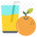 Vegan Products Juices Orange Juice Icon