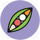 Vegetable Peas Legume Icon