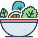 Vegetable Bowl Leaf Icon