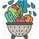 Vegetable Washing Strainer Icon