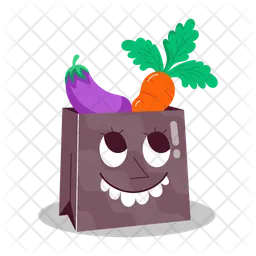 Vegetable Bag  Icon