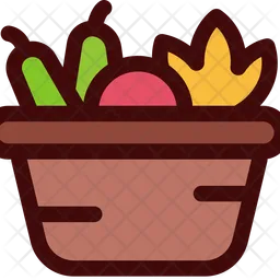 Vegetable Basket  Icon