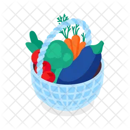 Vegetable Basket  Icon