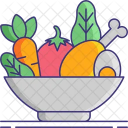 Vegetable Bowl  Icon
