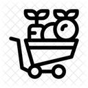 Vegetable Cart Cart Fresh Icon