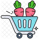 Vegetable cart  Icon