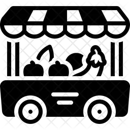 Vegetable Cart  Icon