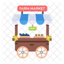 Vegetable Cart  Icon