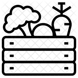 Vegetable Crate Icon