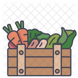 Vegetable Crate  Icon
